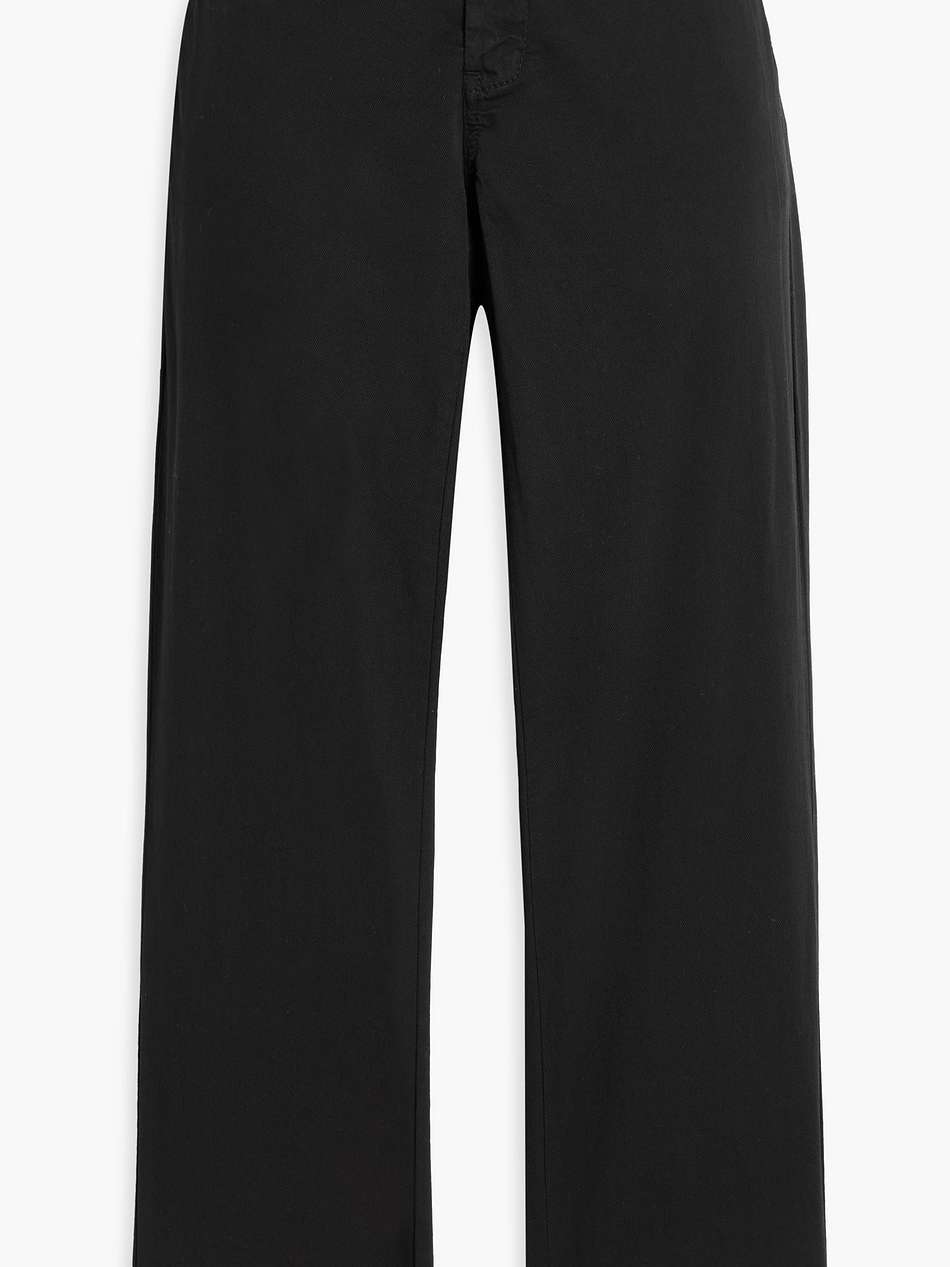 east hampton cropped cotton-blend twill slim-leg pants