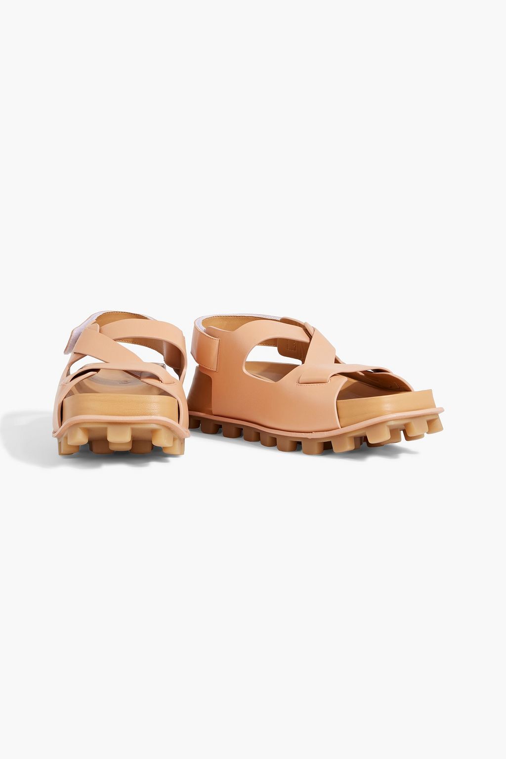 TOD'S Leather slingback sandals