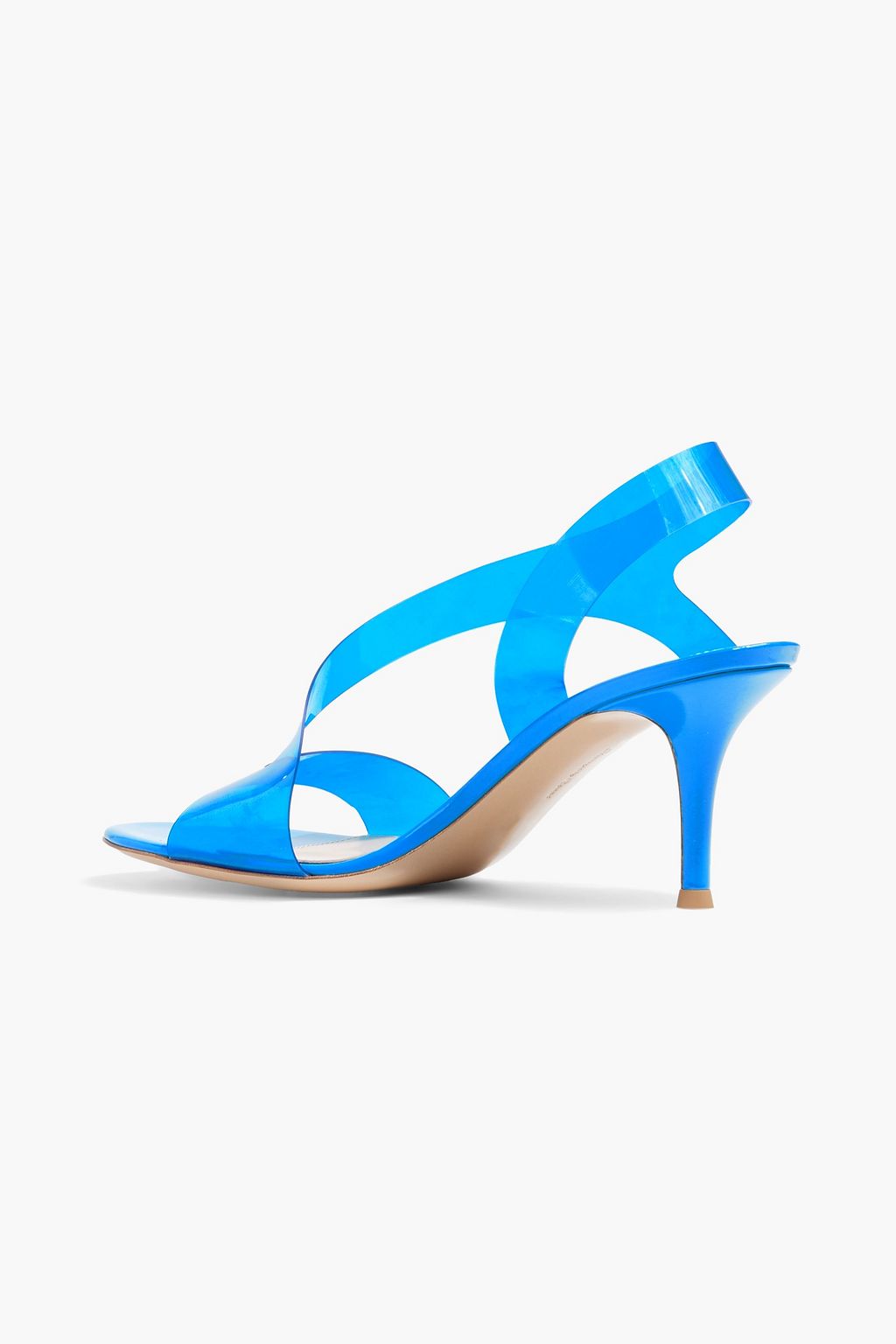 GIANVITO ROSSI Metropolis 70 PVC slingback sandals