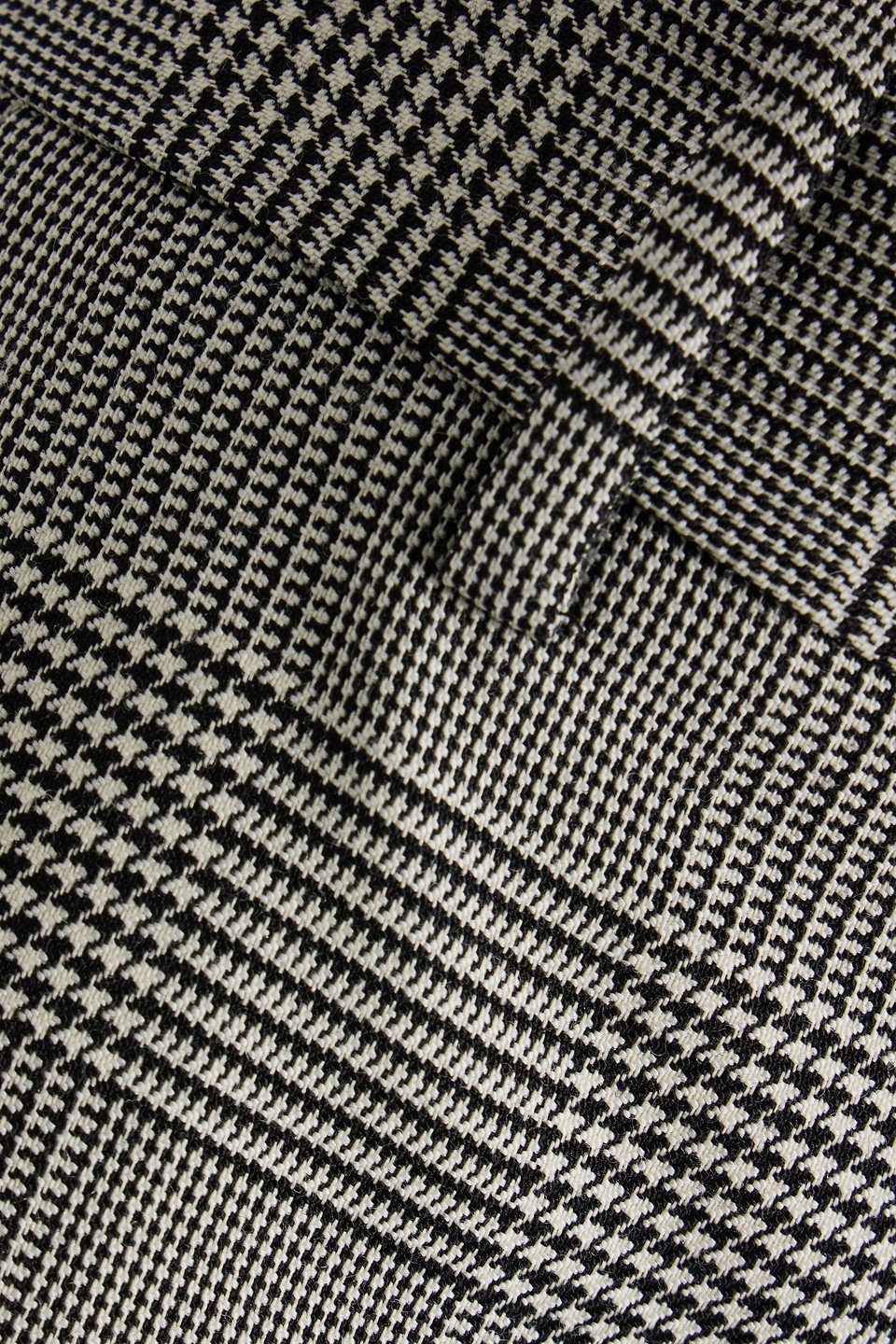 Nili Lotan Arielle Prince Of Wales Checked Wool-blend Tweed Wide-leg Pants In Black