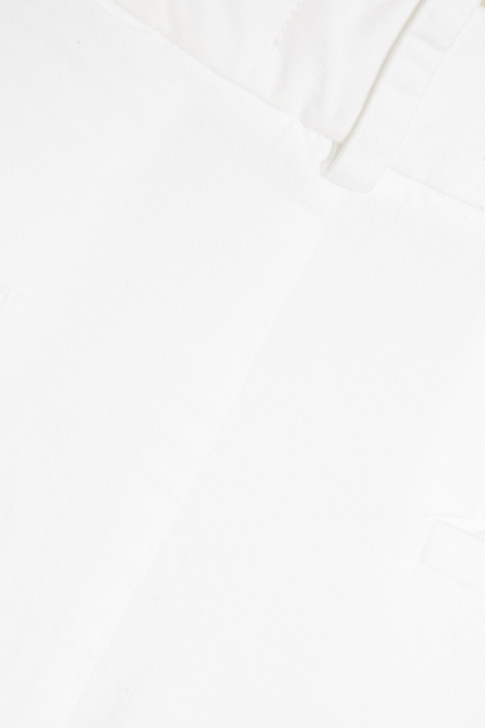 Nili Lotan Flavie Cotton-blend Twill Wide-leg Pants In White