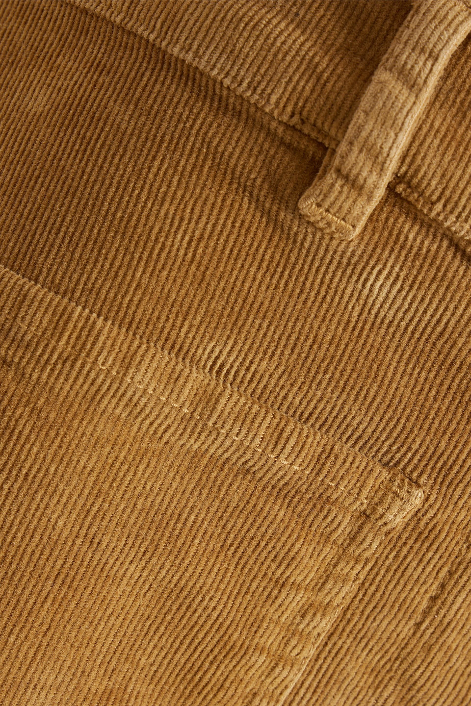 NILI LOTAN FLORENCE COTTON-BLEND CORDUROY FLARED PANTS