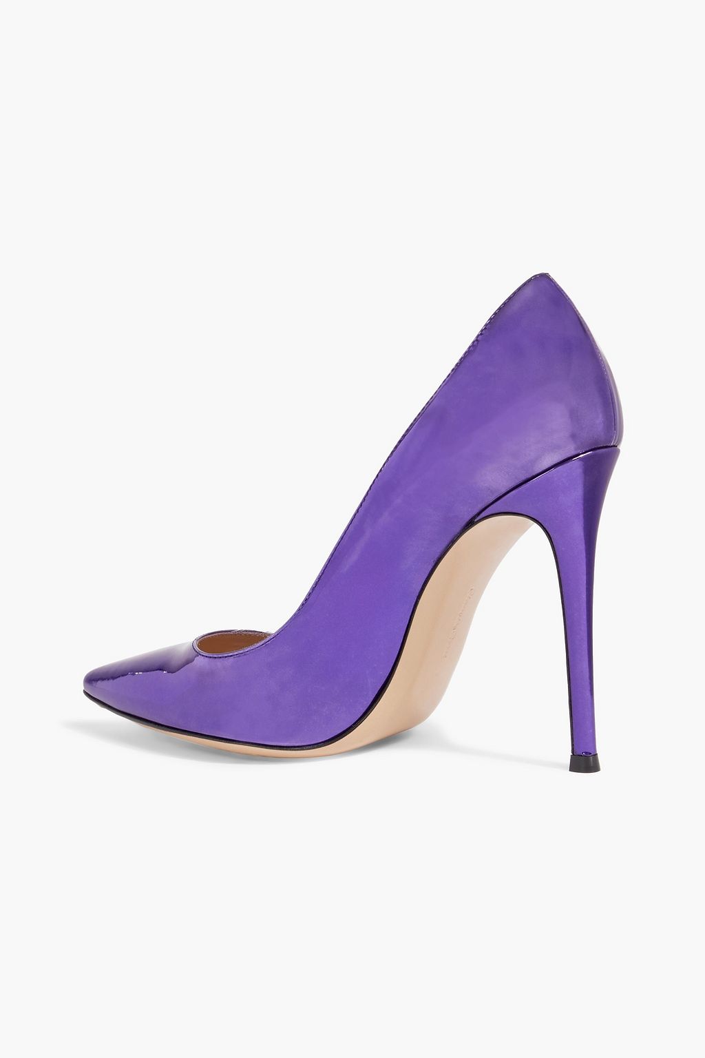GIANVITO ROSSI Gianvito 105 mirrored-leather pumps