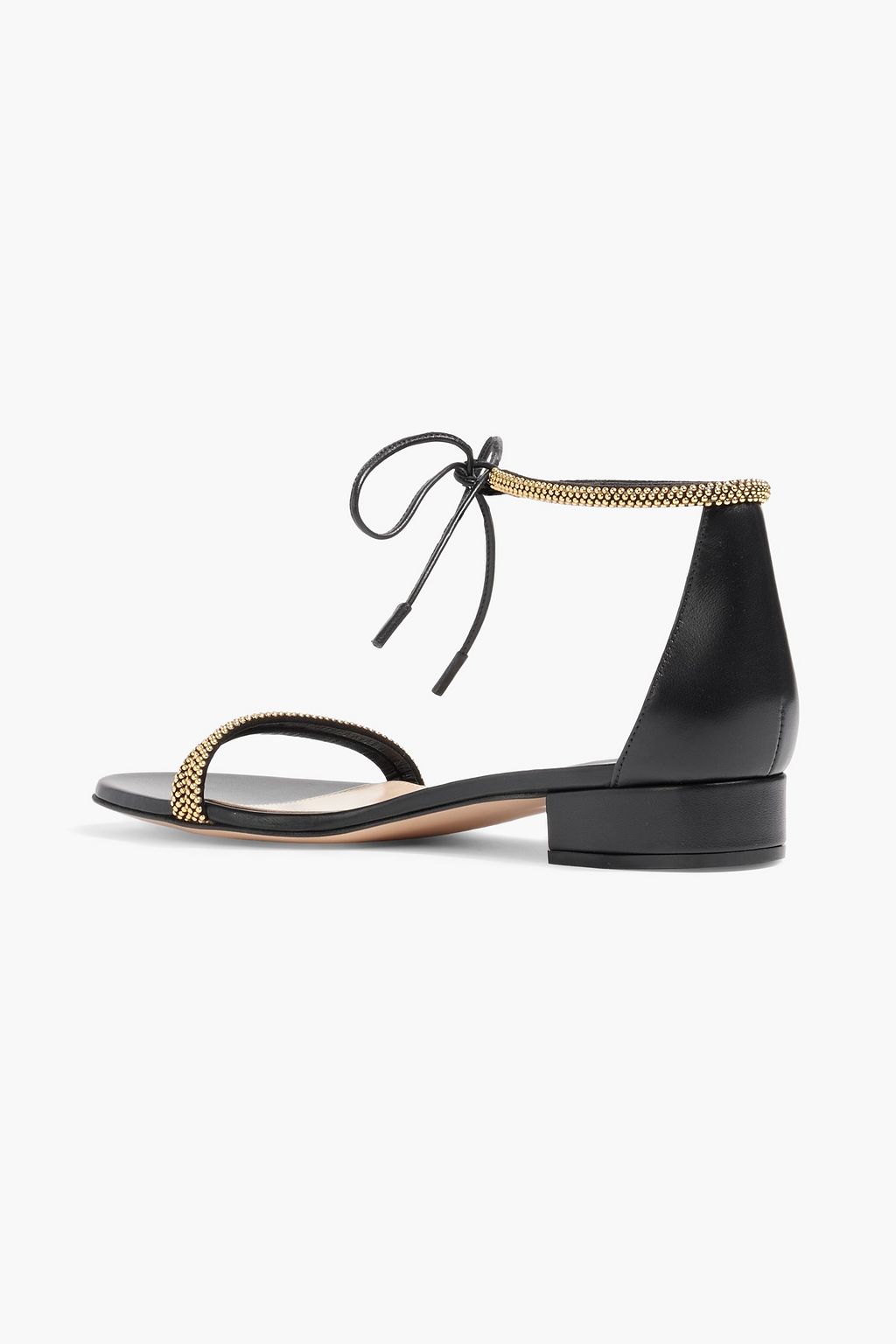 GIANVITO ROSSI Mesalina 20 bead-embellished leather sandals