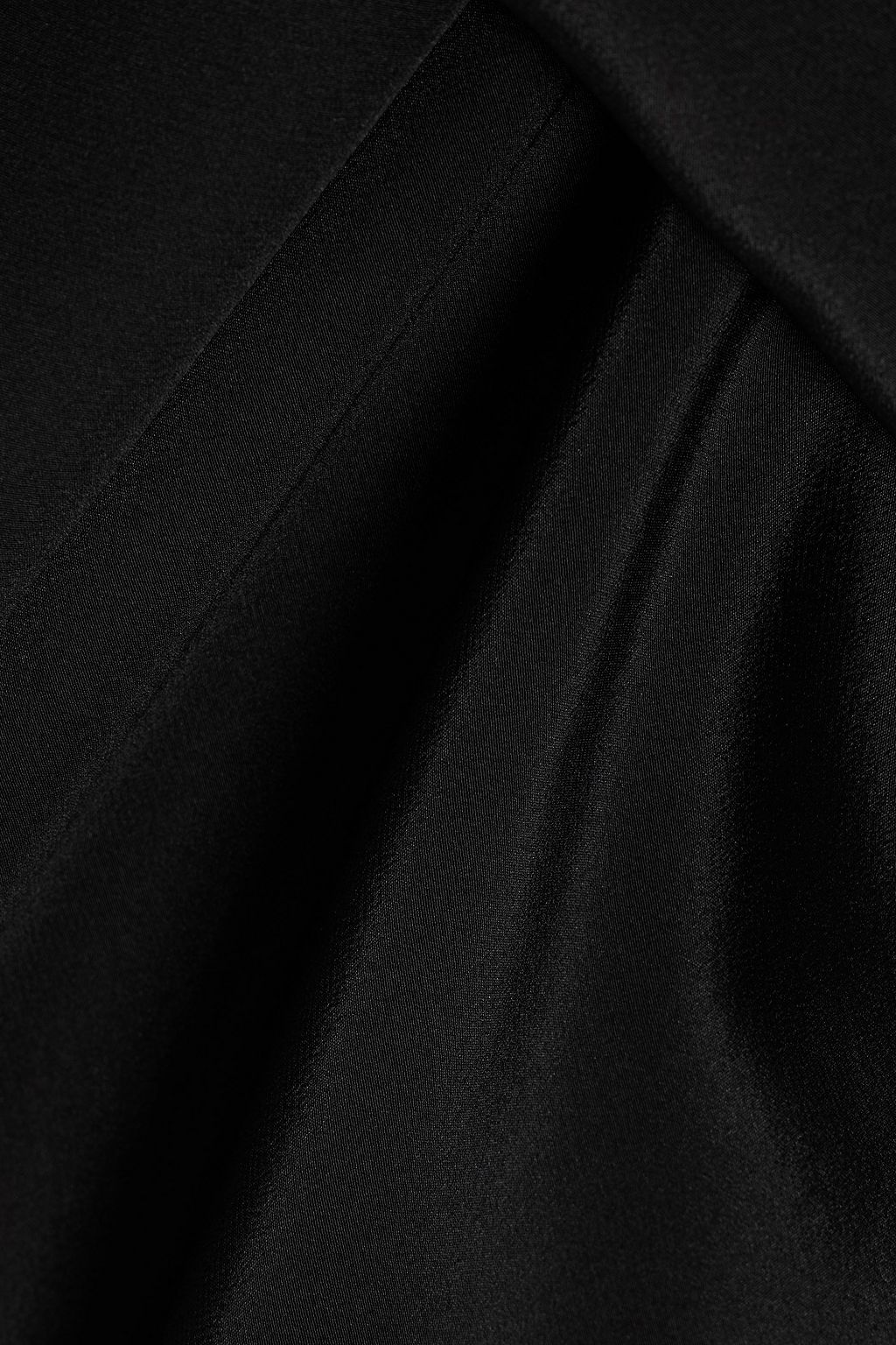 NILI LOTAN Eve silk-satin crepe midi shirt dress
