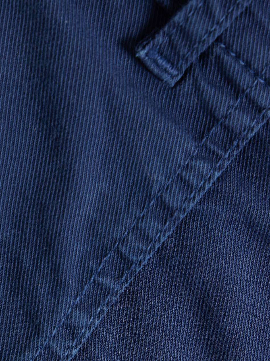 cotton-blend twill shorts