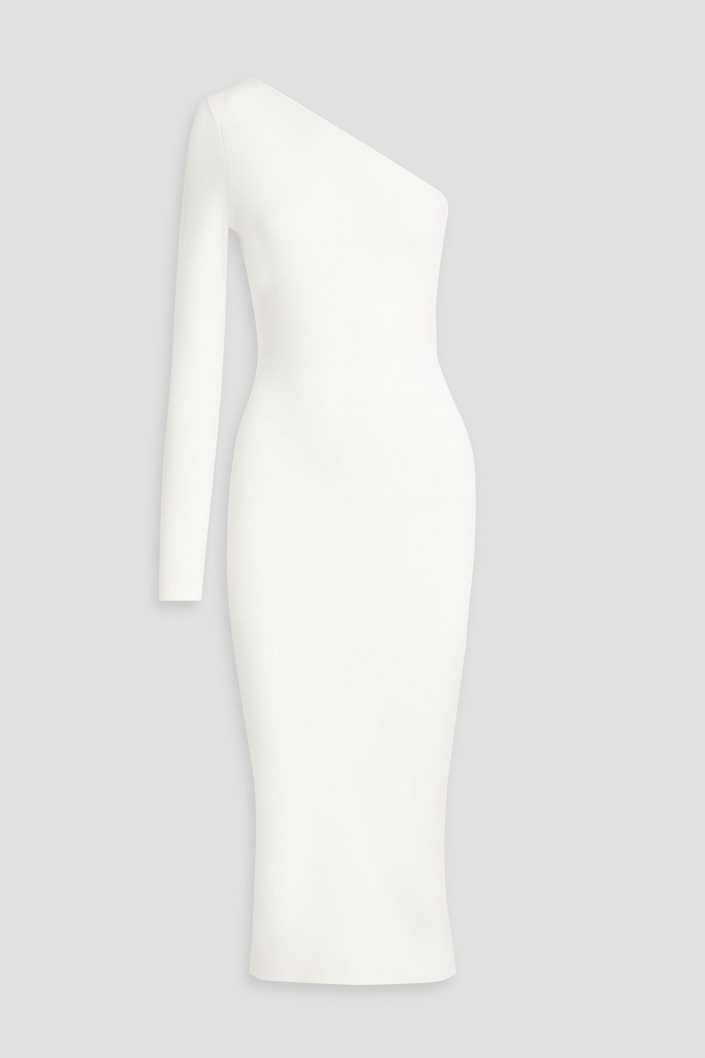 VB BODY VICTORIA BECKHAM Metallic stretch-knit midi dress