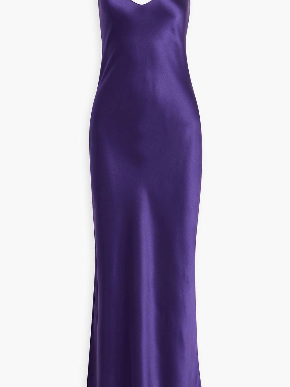 cami silk-charmeuse maxi slip dress