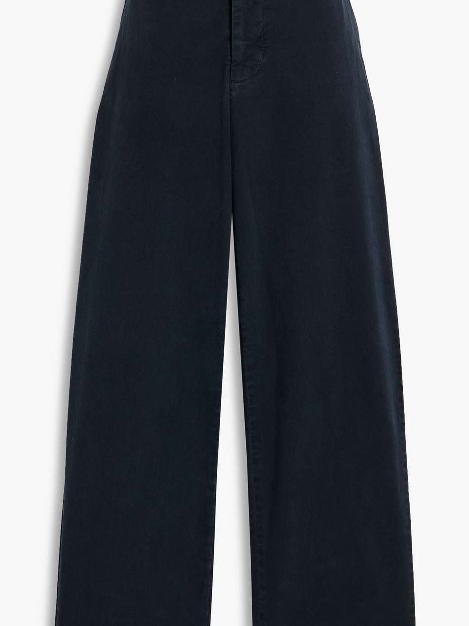 eliot cotton-blend twill straight-leg pants