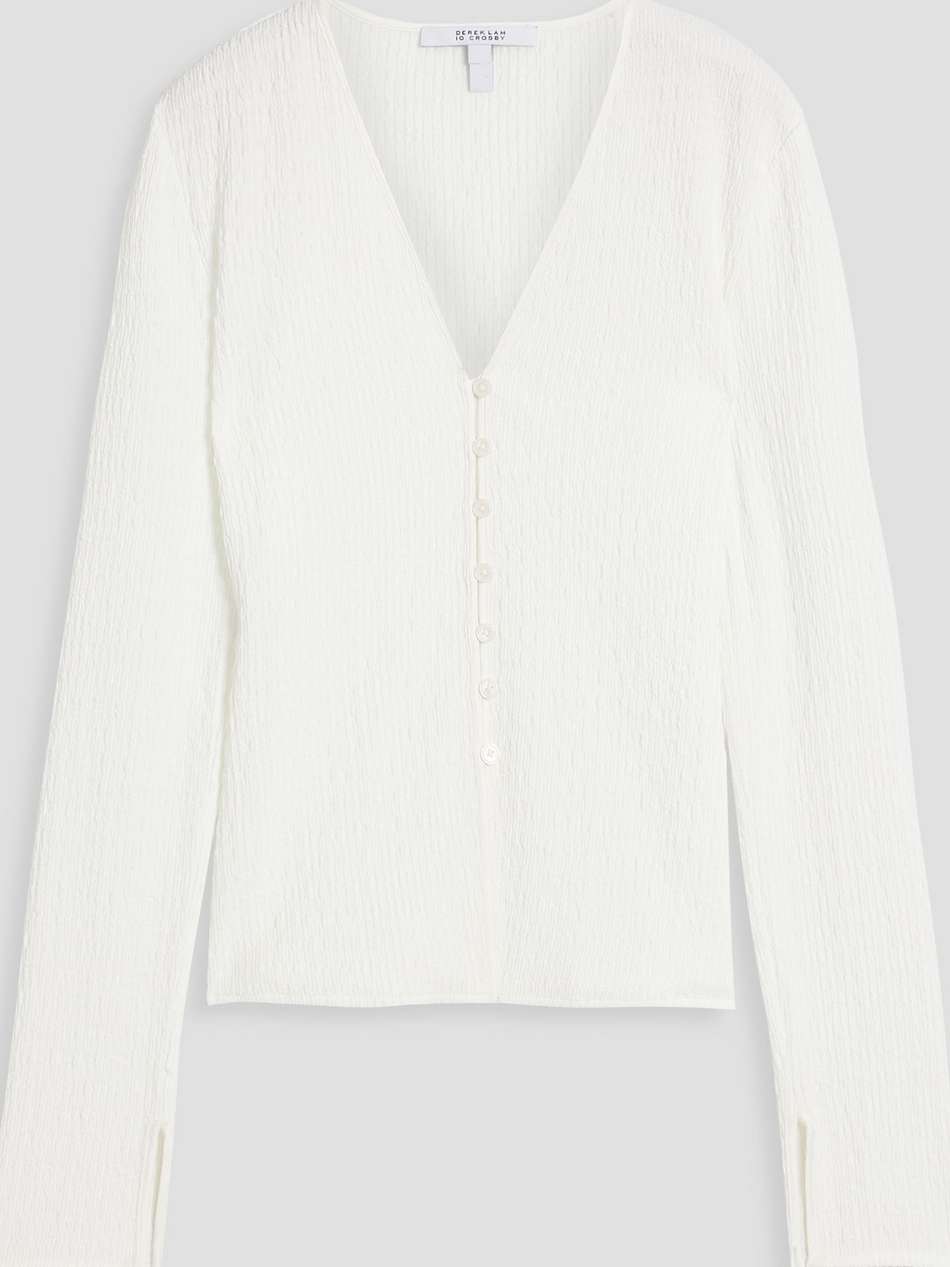 jacquard-knit top
