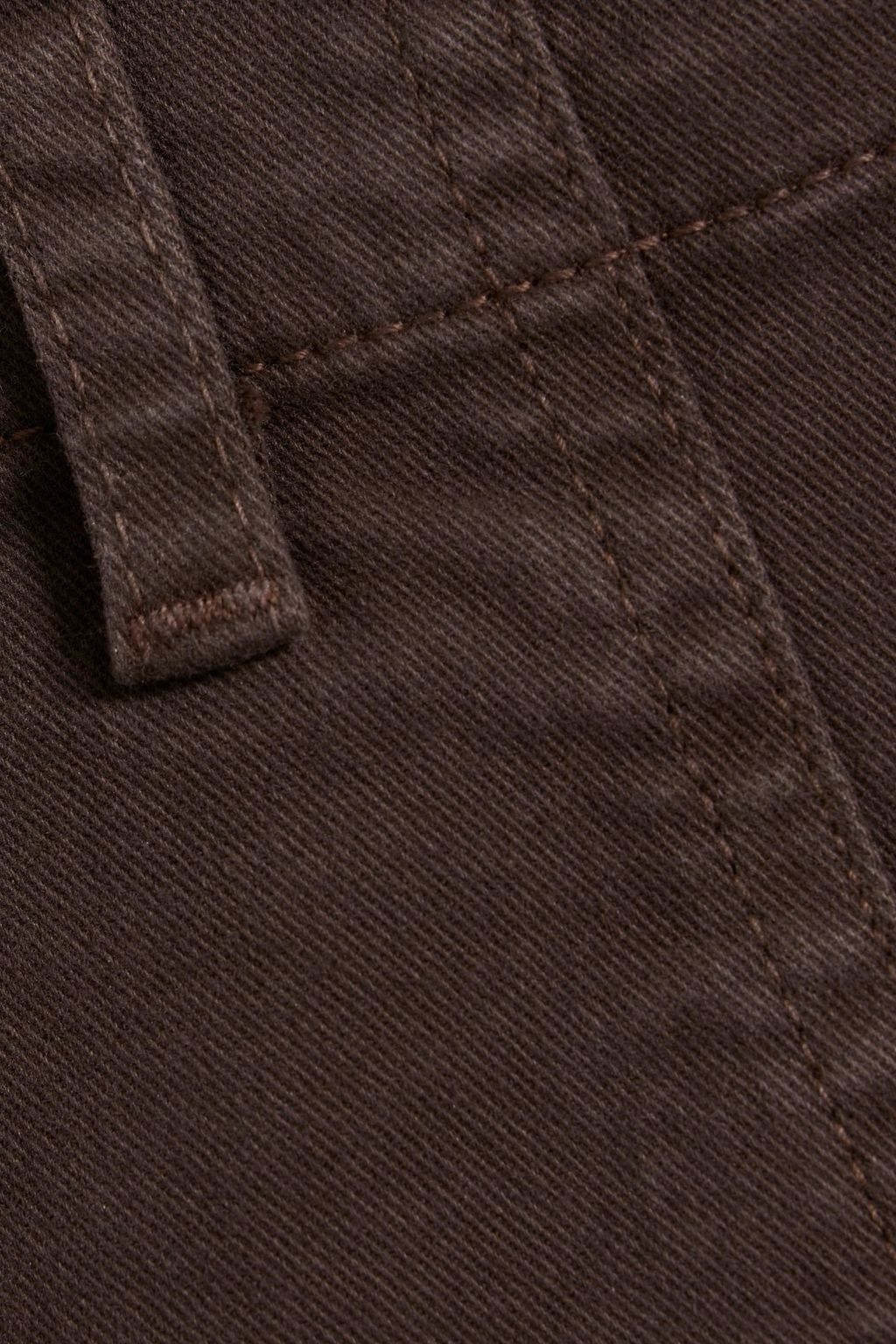 NILI LOTAN Jenna cropped stretch-cotton twill slim-leg pants