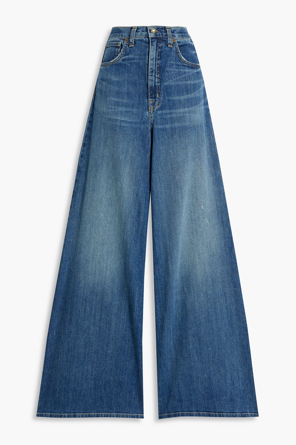 nili lotan - josette high-rise wide-leg jeans - blue - 29