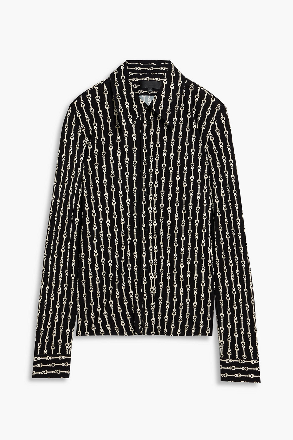 Celestine printed crepe shirt
