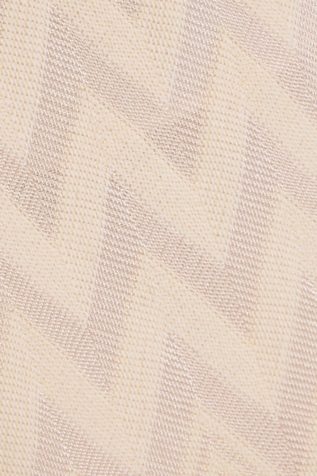 MISSONI 크로셰 니트 코튼 혼방 와이드 레그 팬츠