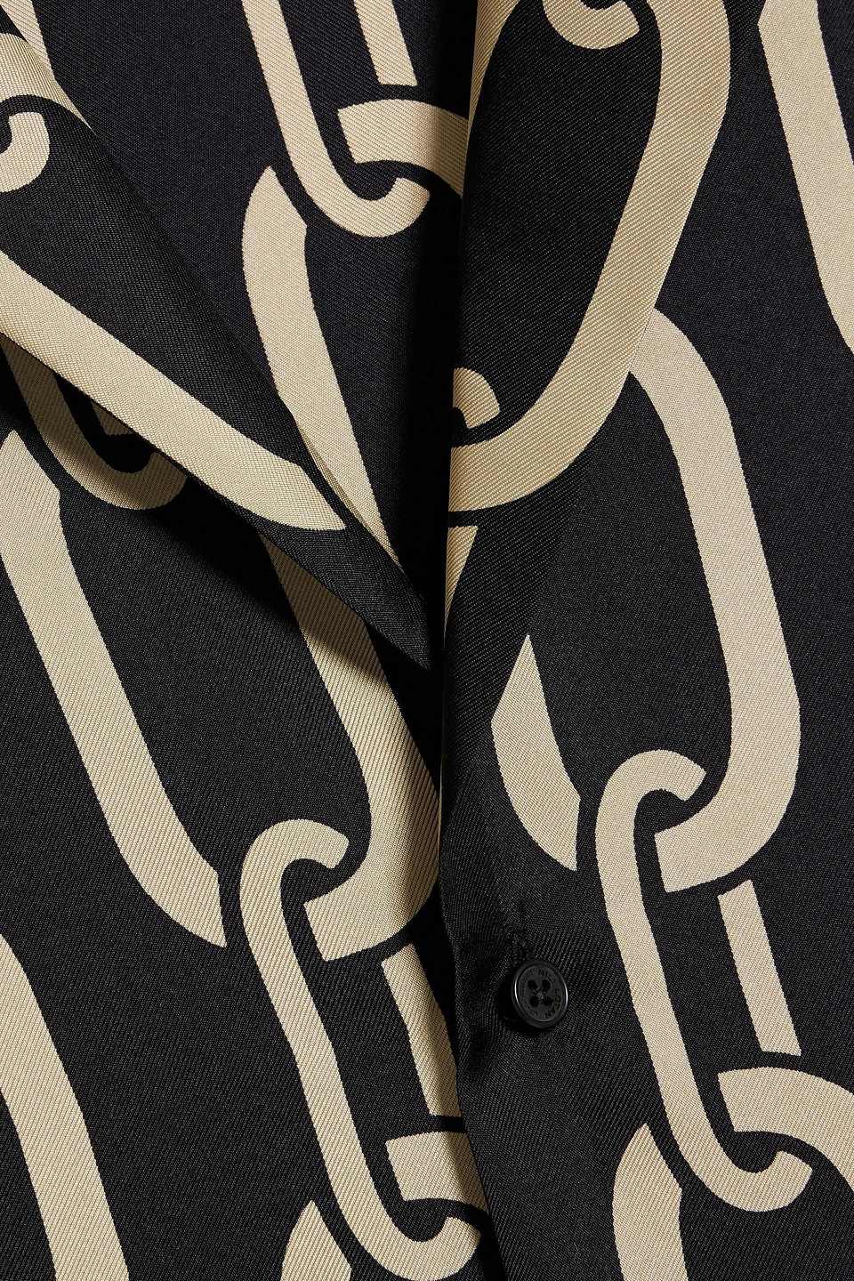 NILI LOTAN JUSTE PRINTED SILK-TWILL SHIRT