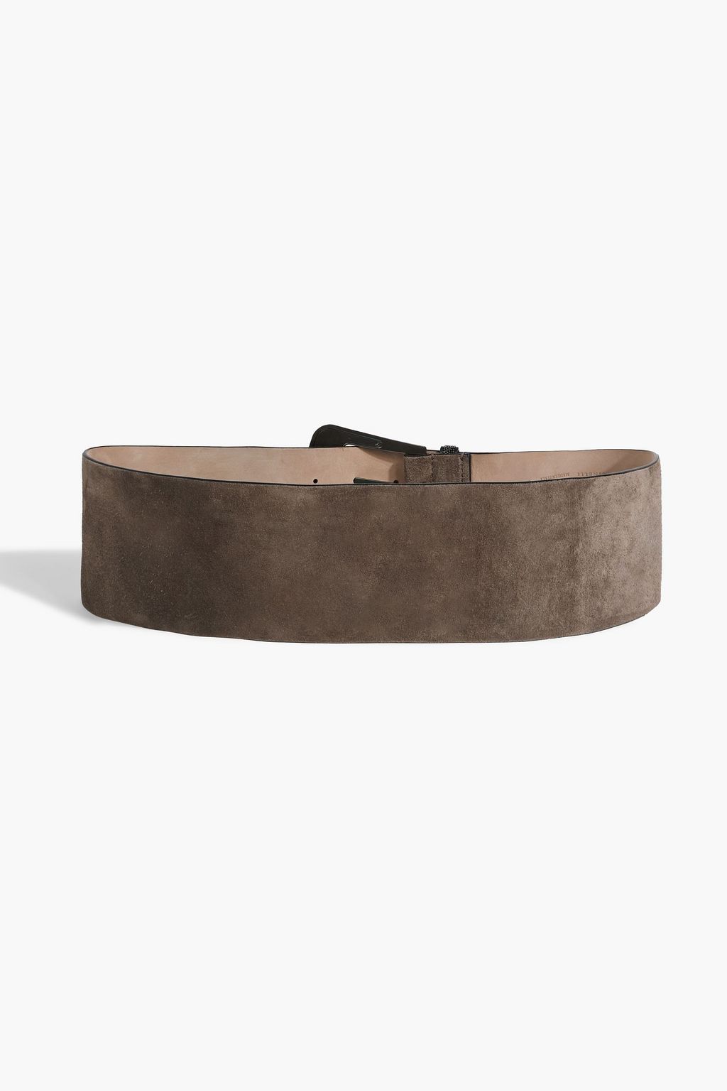 BRUNELLO CUCINELLI Bead-embellished suede belt