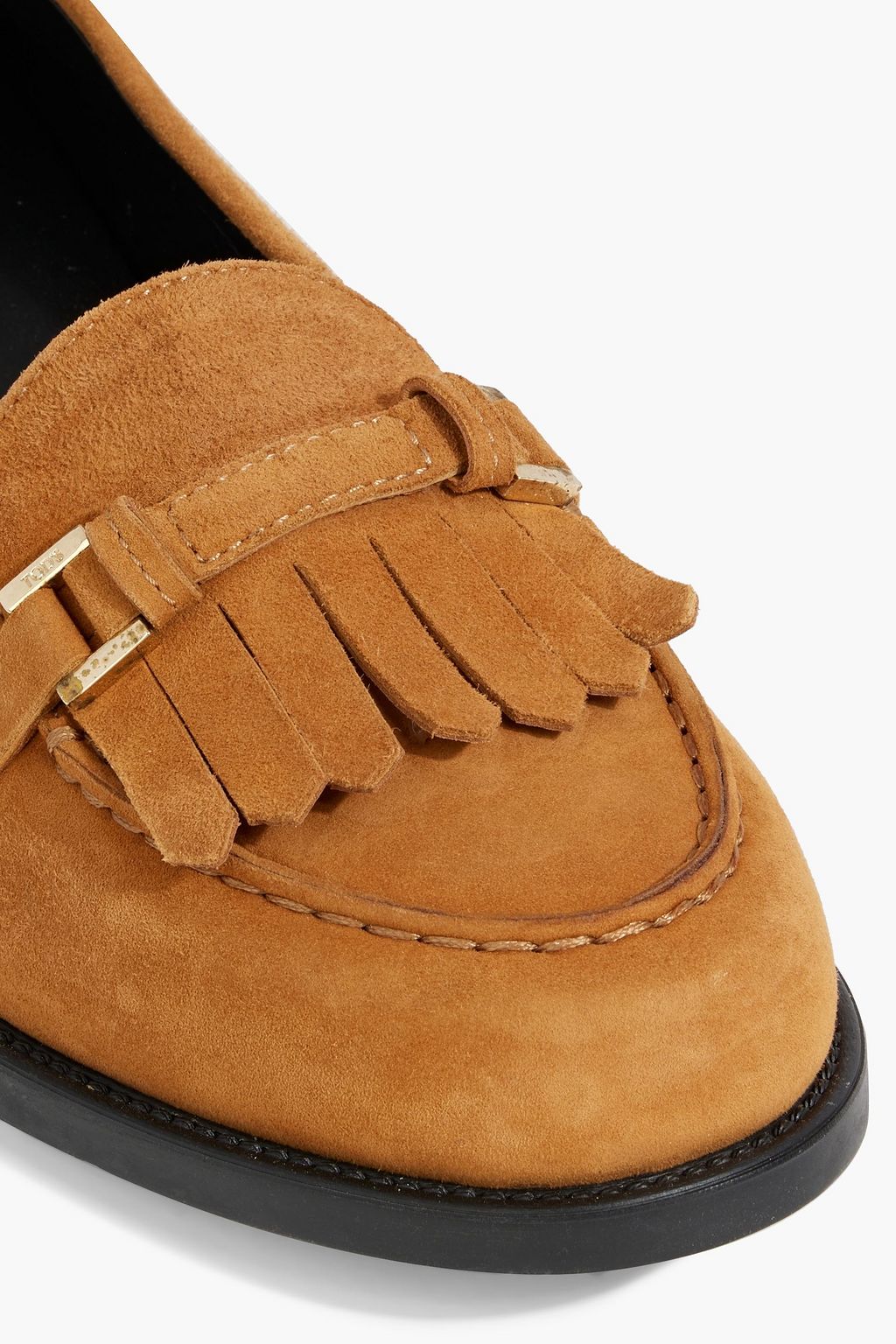 TOD'S Fringed suede loafers