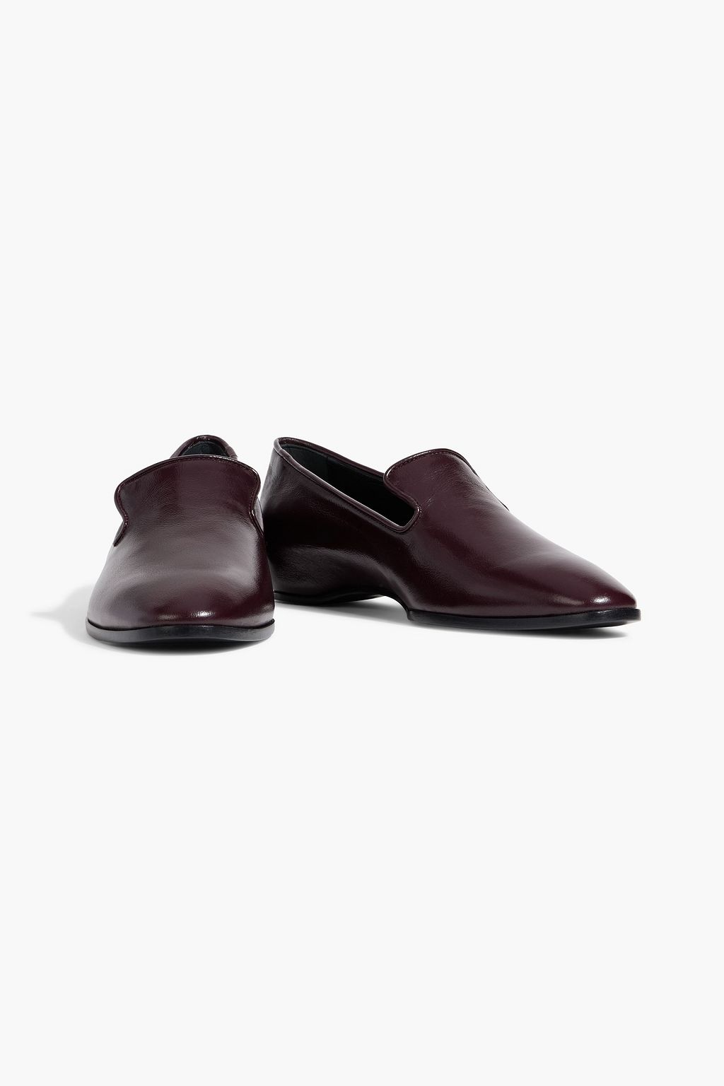 TOD'S Glossed-leather loafers
