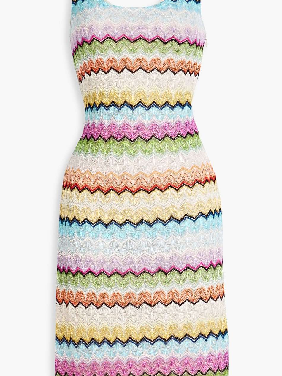 crochet-knit dress