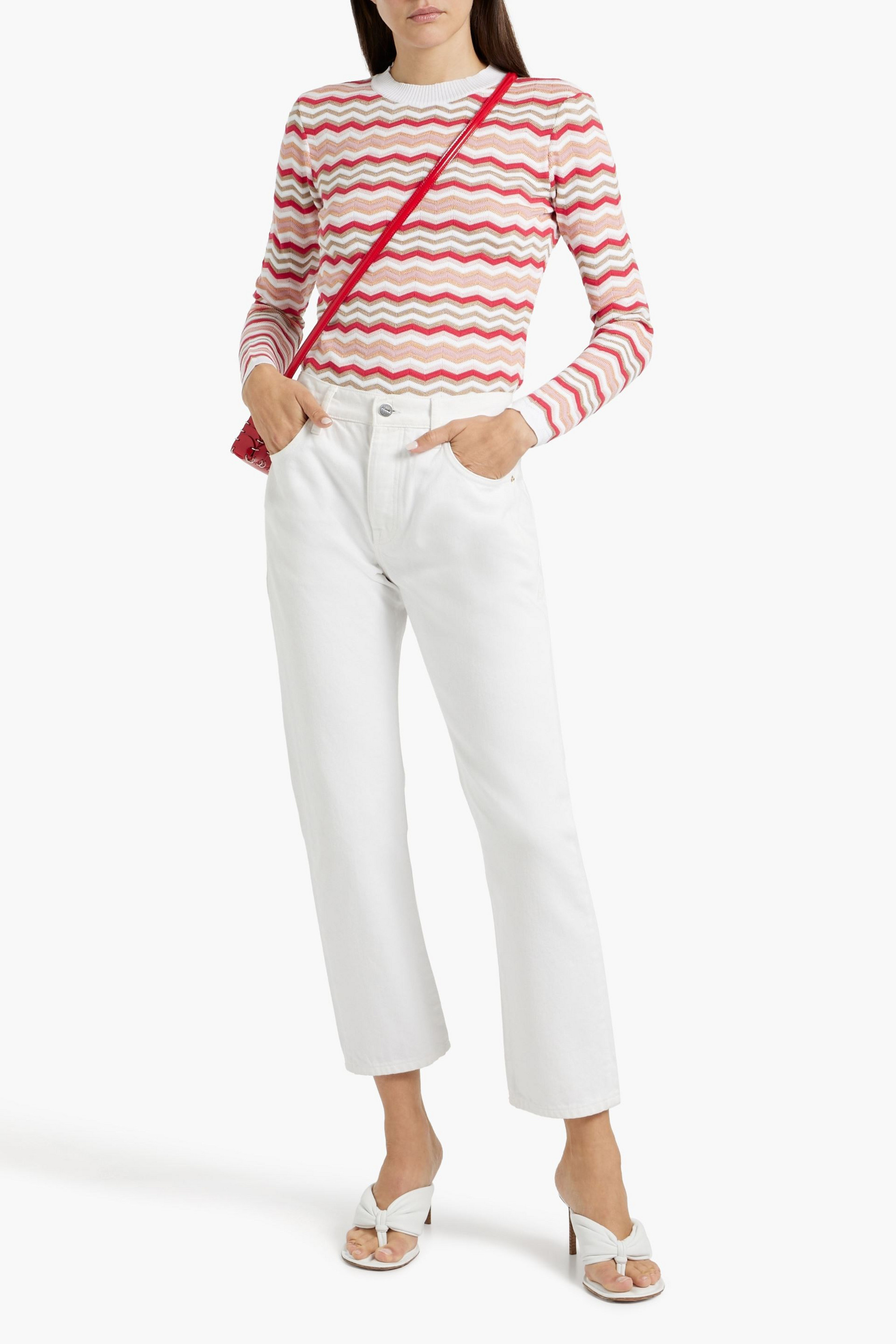 Missoni Striped cotton-blend sweater