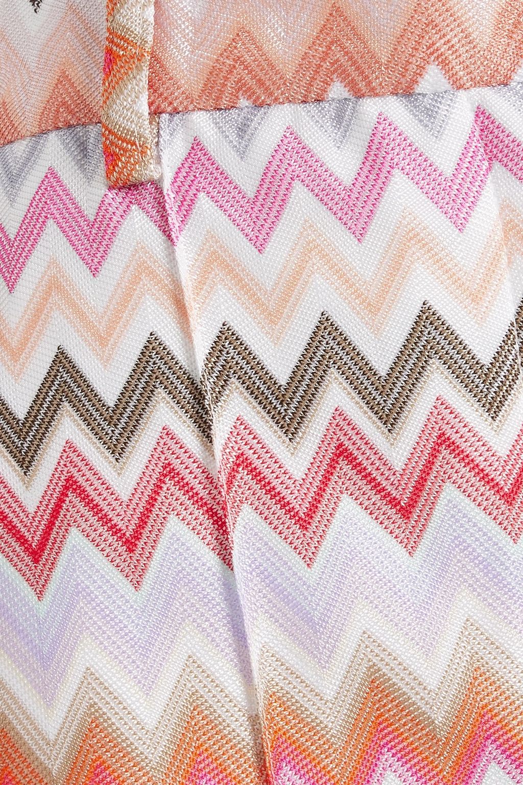 MISSONI بنطال بقصّة بوت كت من مزيج من القطن بحبكة كروشيه