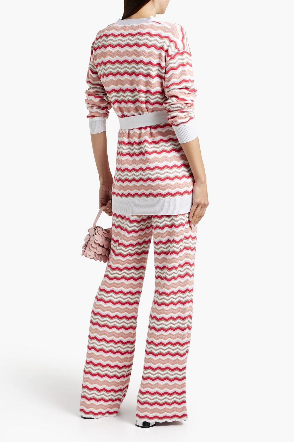 MISSONI Crochet-knit cotton-blend cardigan