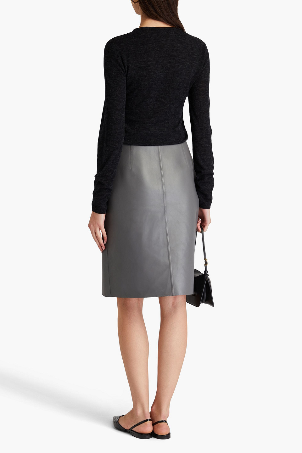  Tibi - Pullover Aus Einer Wollmischung - Grau - Xxs 