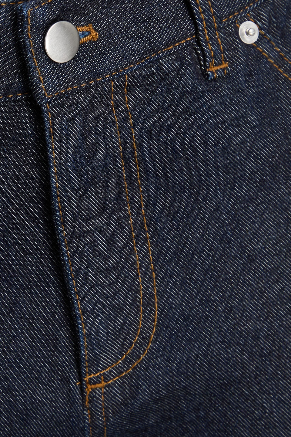 TIBI CROPPED HIGH-RISE BARREL-LEG JEANS