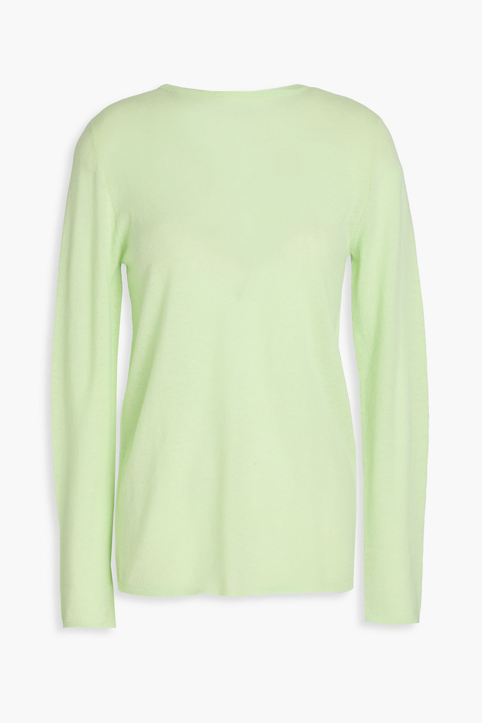Tibi Wool-blend Sweater In Lime Green