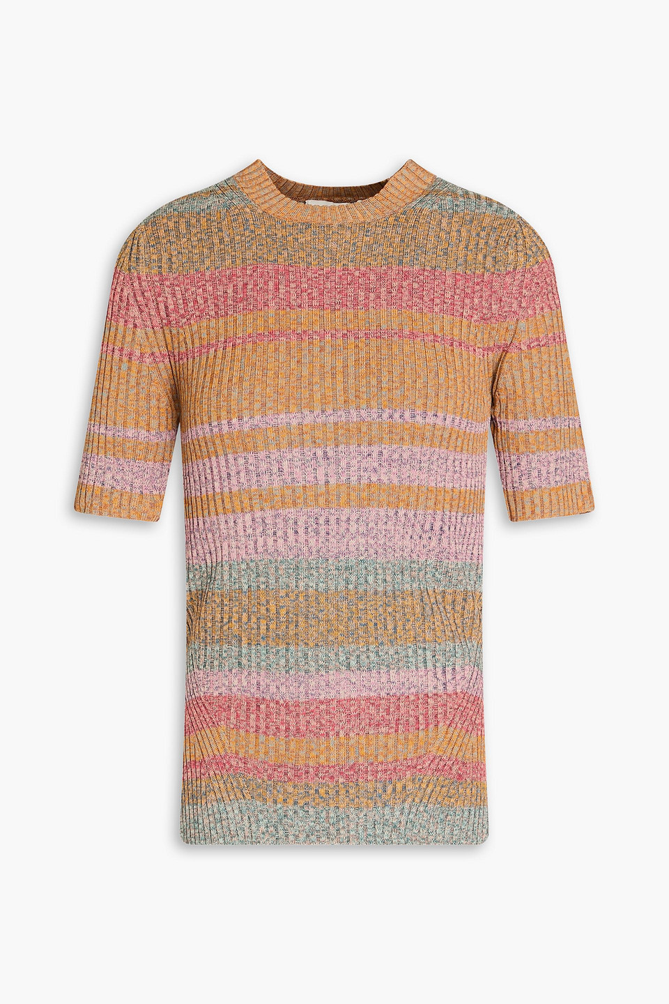 Zimmermann - Striped ribbed-knit top - Multicolor - 0