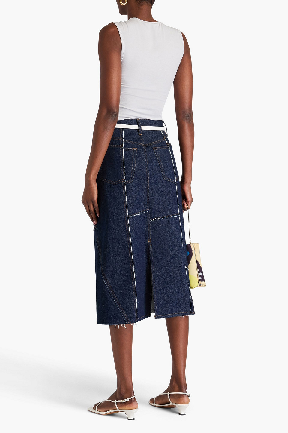  Tibi - Tanktop Aus Seersucker Aus Einer Lyocellmischung - Grau - Xxs 