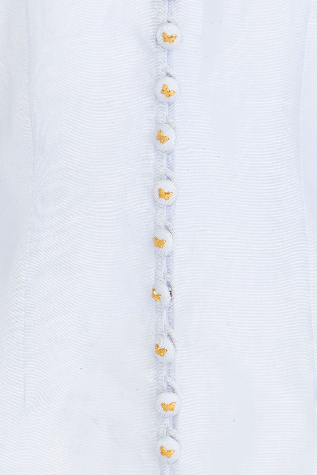 ZIMMERMANN Linen and silk-blend blouse