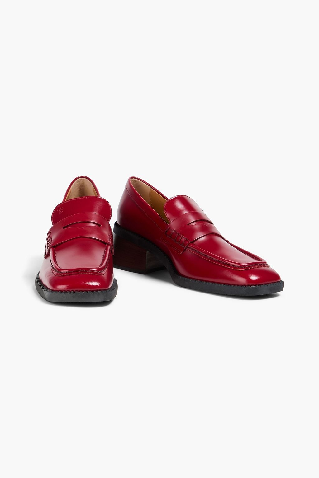 TOD'S حذاء بكعب عالٍ من الجلد