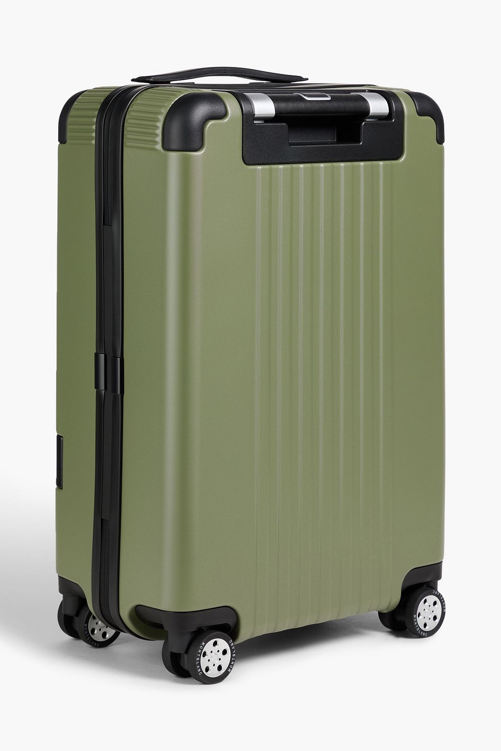 MONTBLANC MY4810 leather-trimmed polycarbonate carry-on suitcase