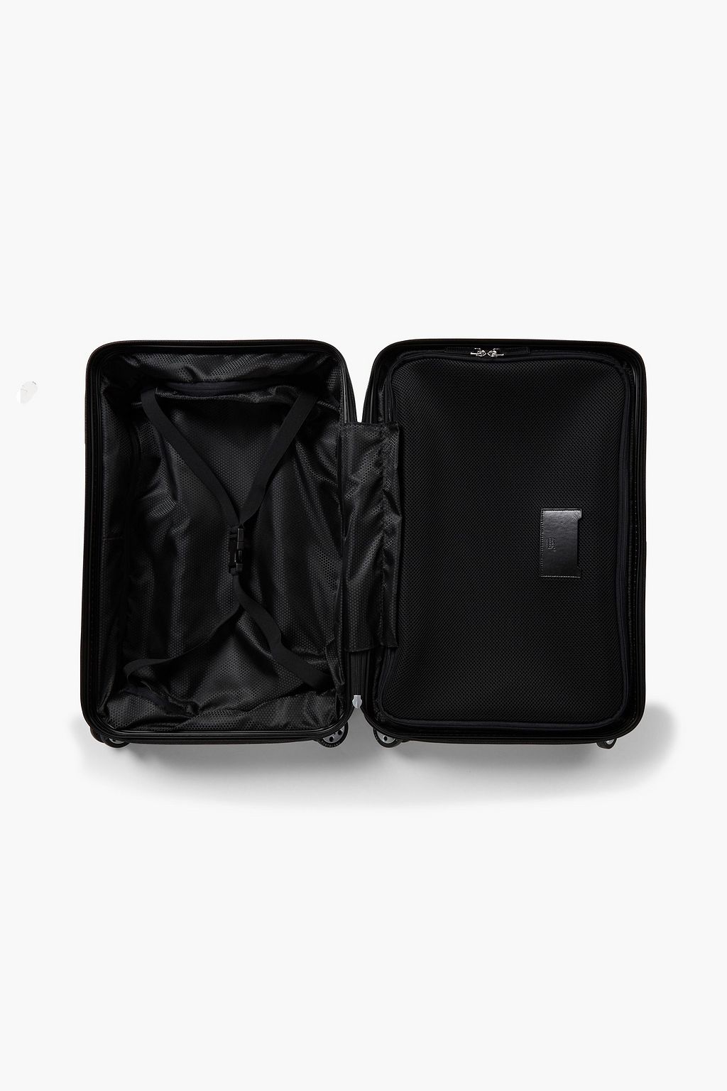 MONTBLANC MY4810 leather-trimmed polycarbonate carry-on suitcase