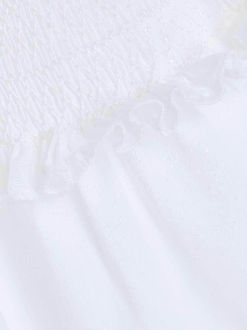 armida ruffled cotton-poplin dress