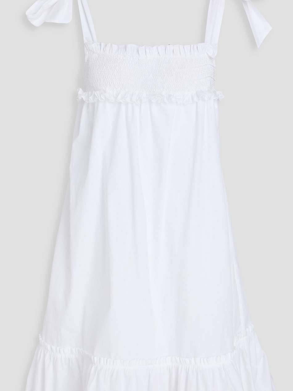 armida ruffled cotton-poplin dress
