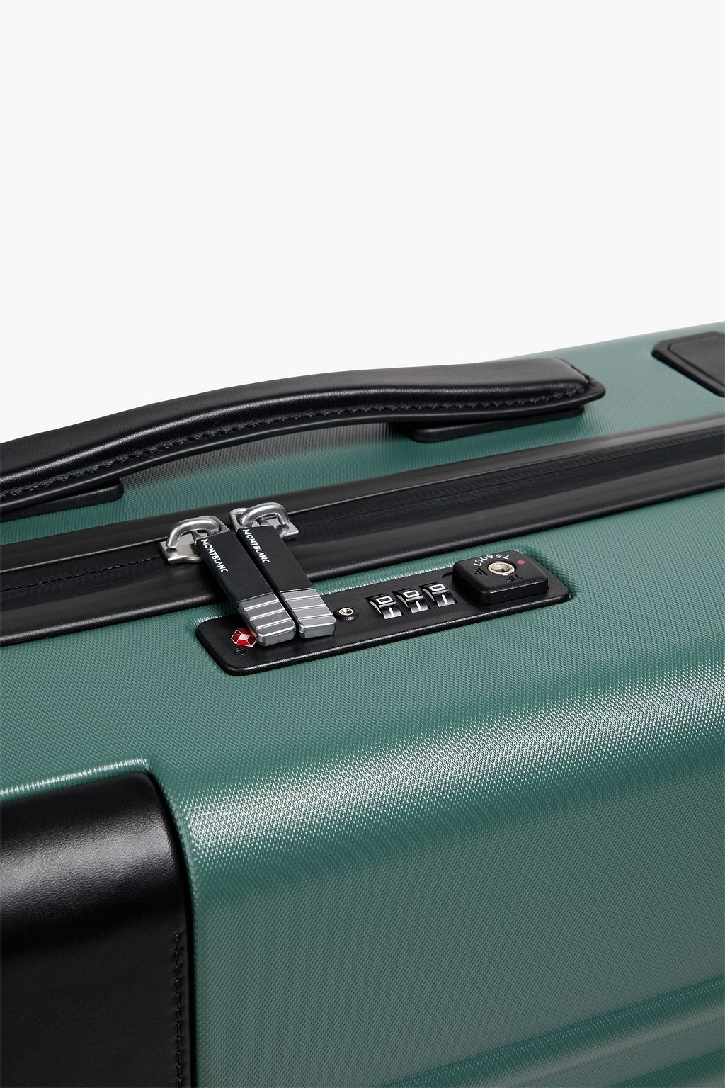 MONTBLANC MY4810  leather-trimmed polycarbonate suitcase