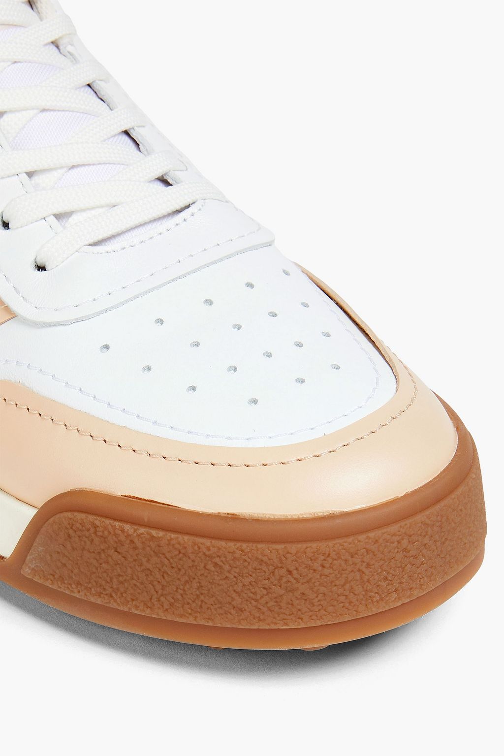 TOD'S حذاء سنيكرز من الجلد بتصميم من عدة ألوان