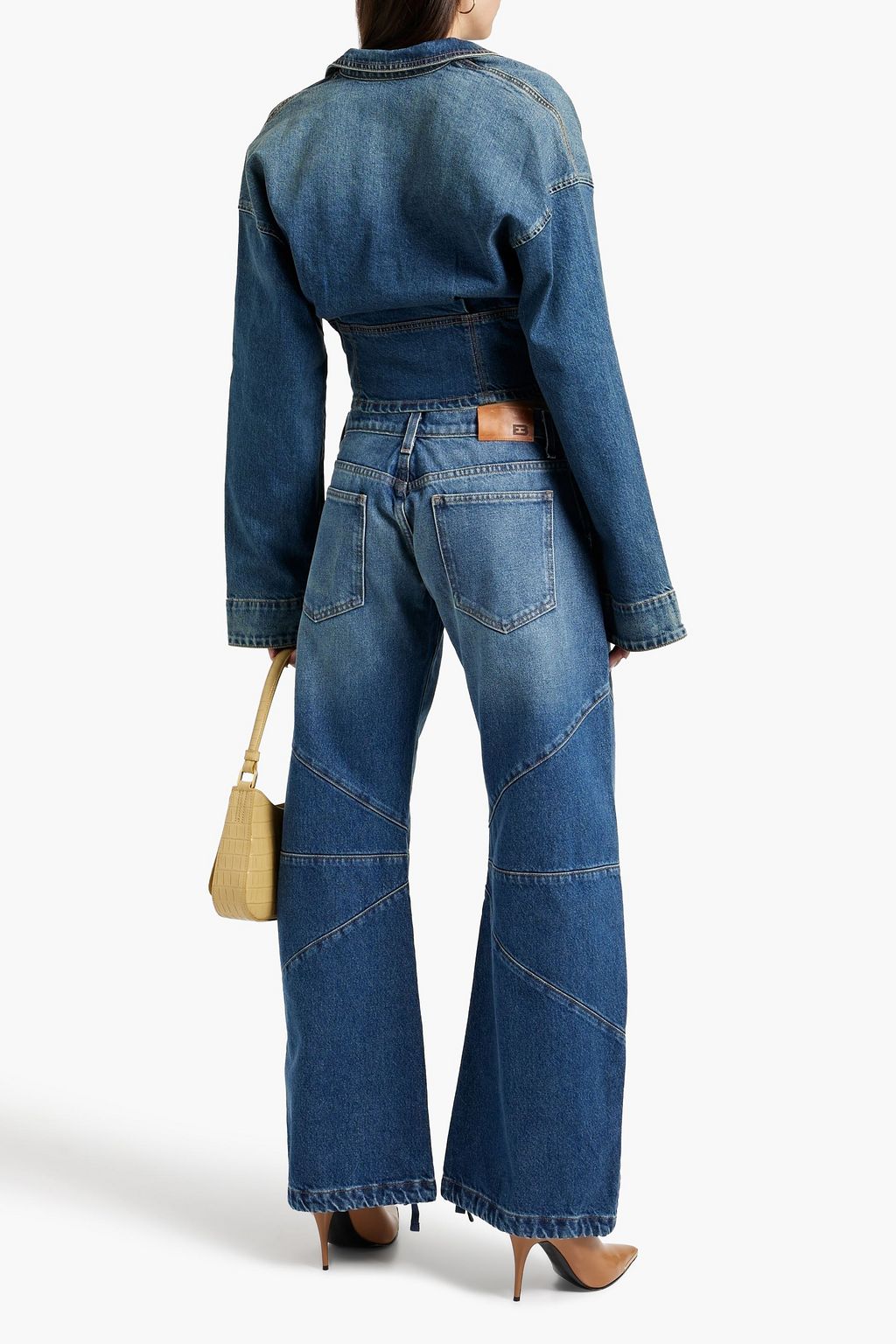EB DENIM Frederic low-rise wide-leg jeans