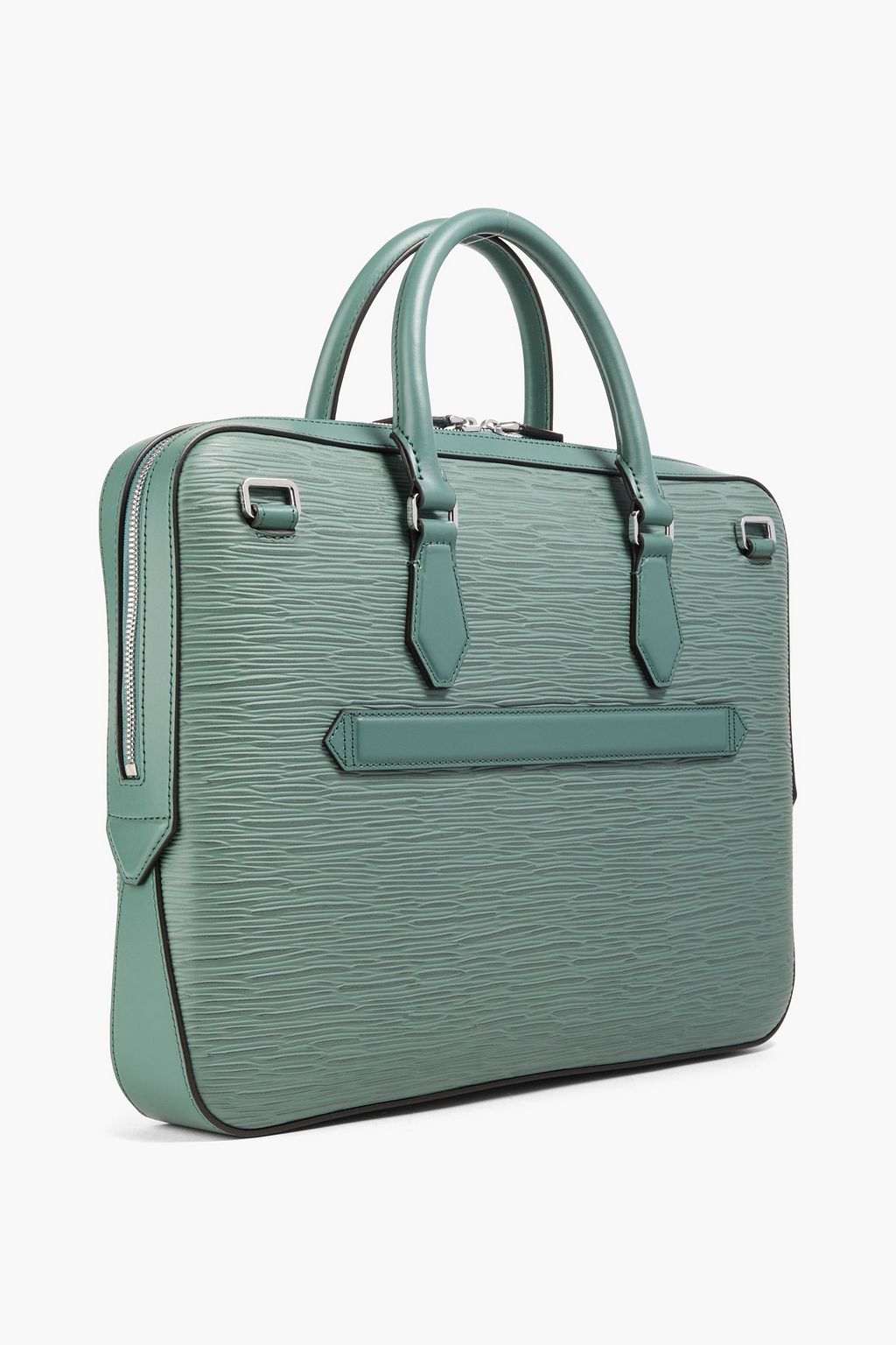 MONTBLANC Textured-leather briefcase