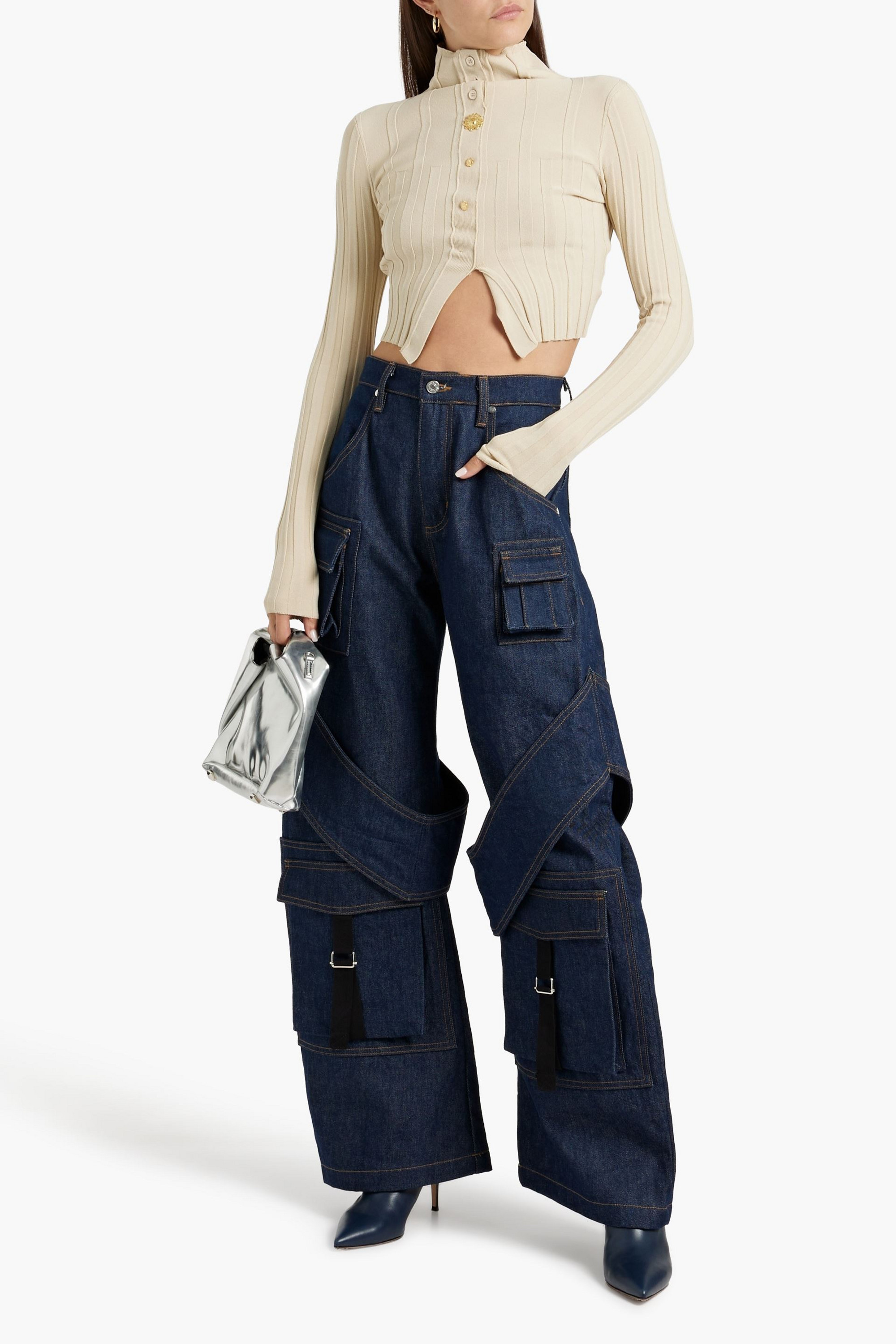 EB Denim Frederic high-rise cargo jeans