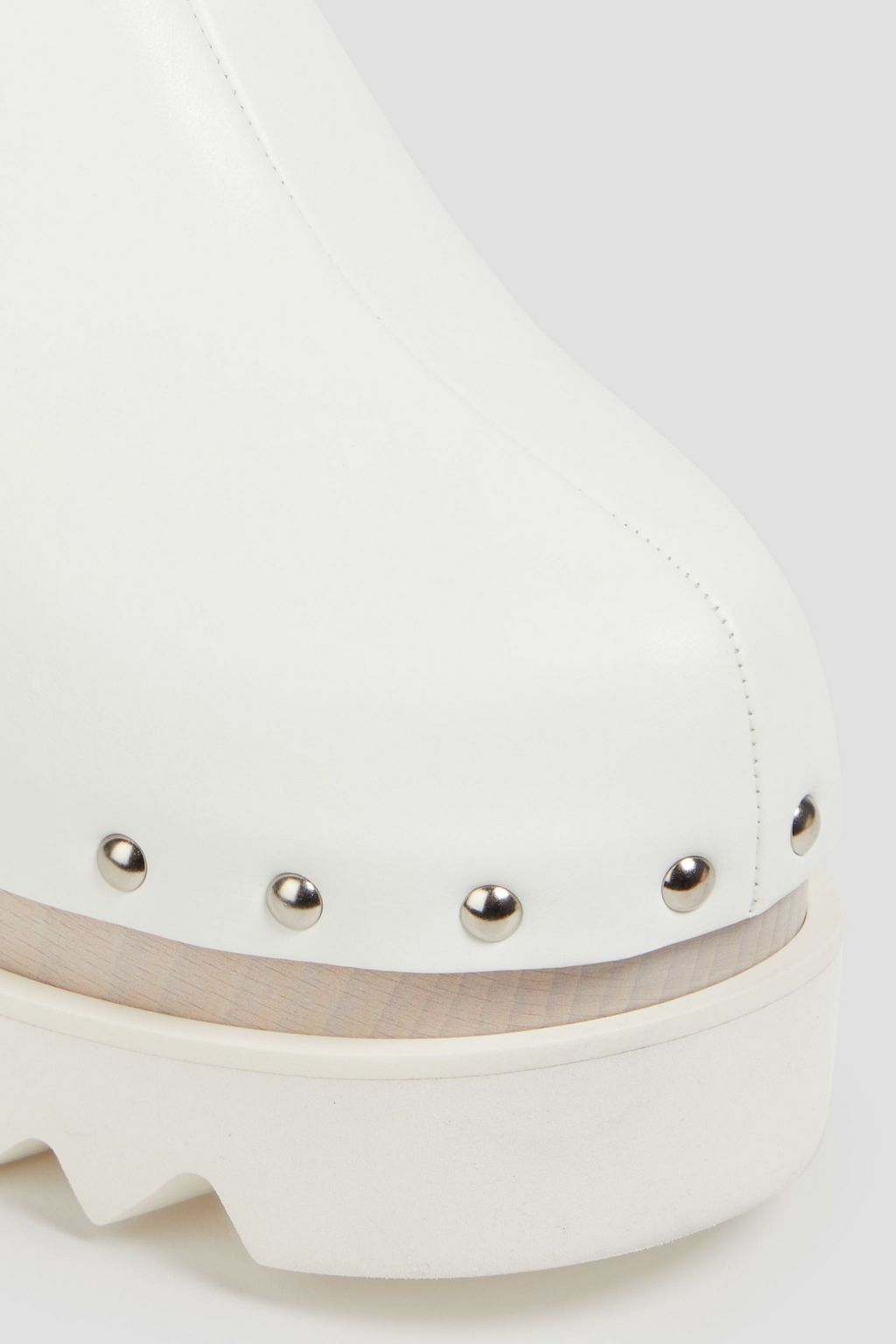 STELLA MCCARTNEY Elyse studded platform clogs