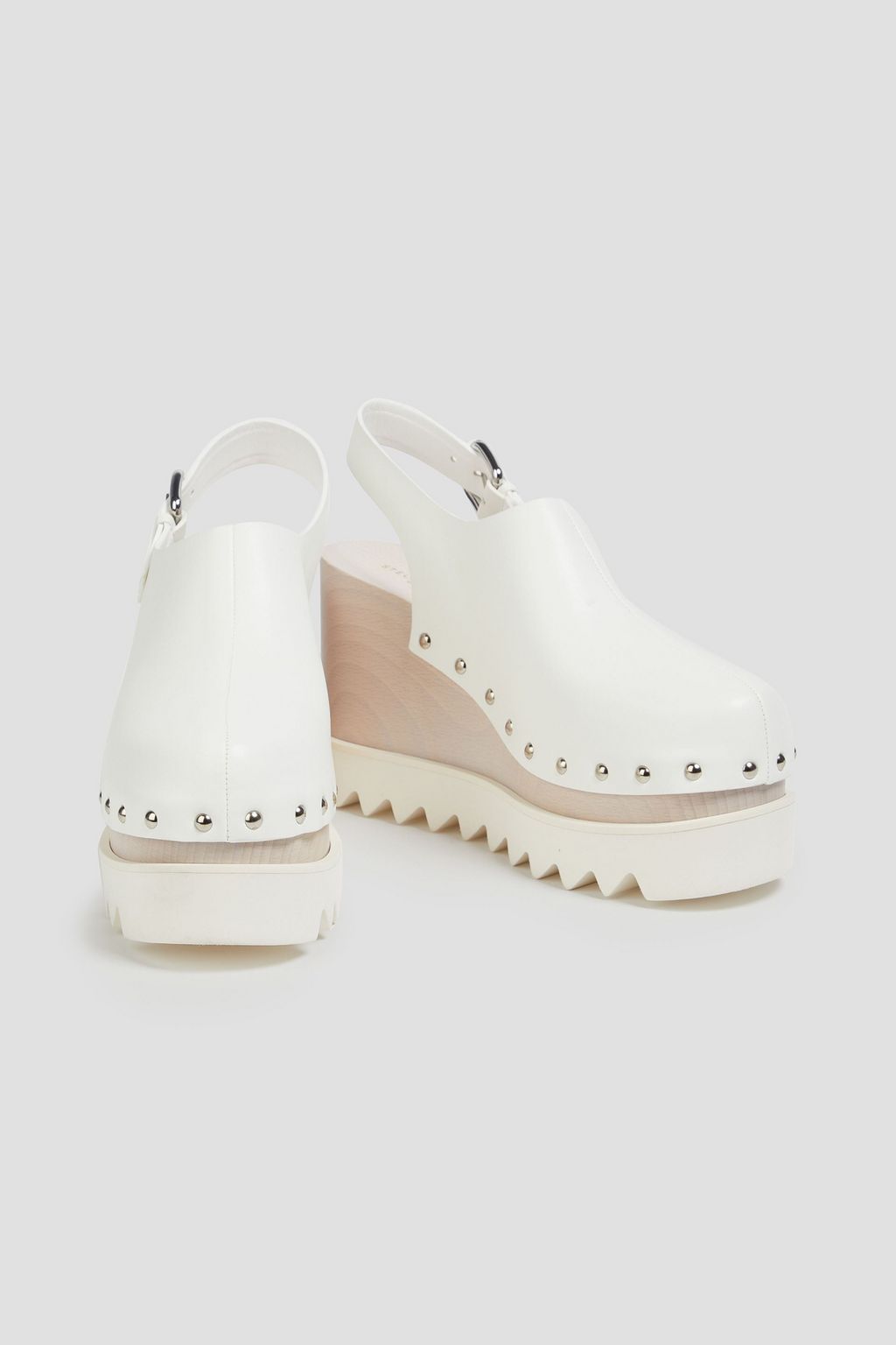 STELLA MCCARTNEY Elyse studded platform clogs