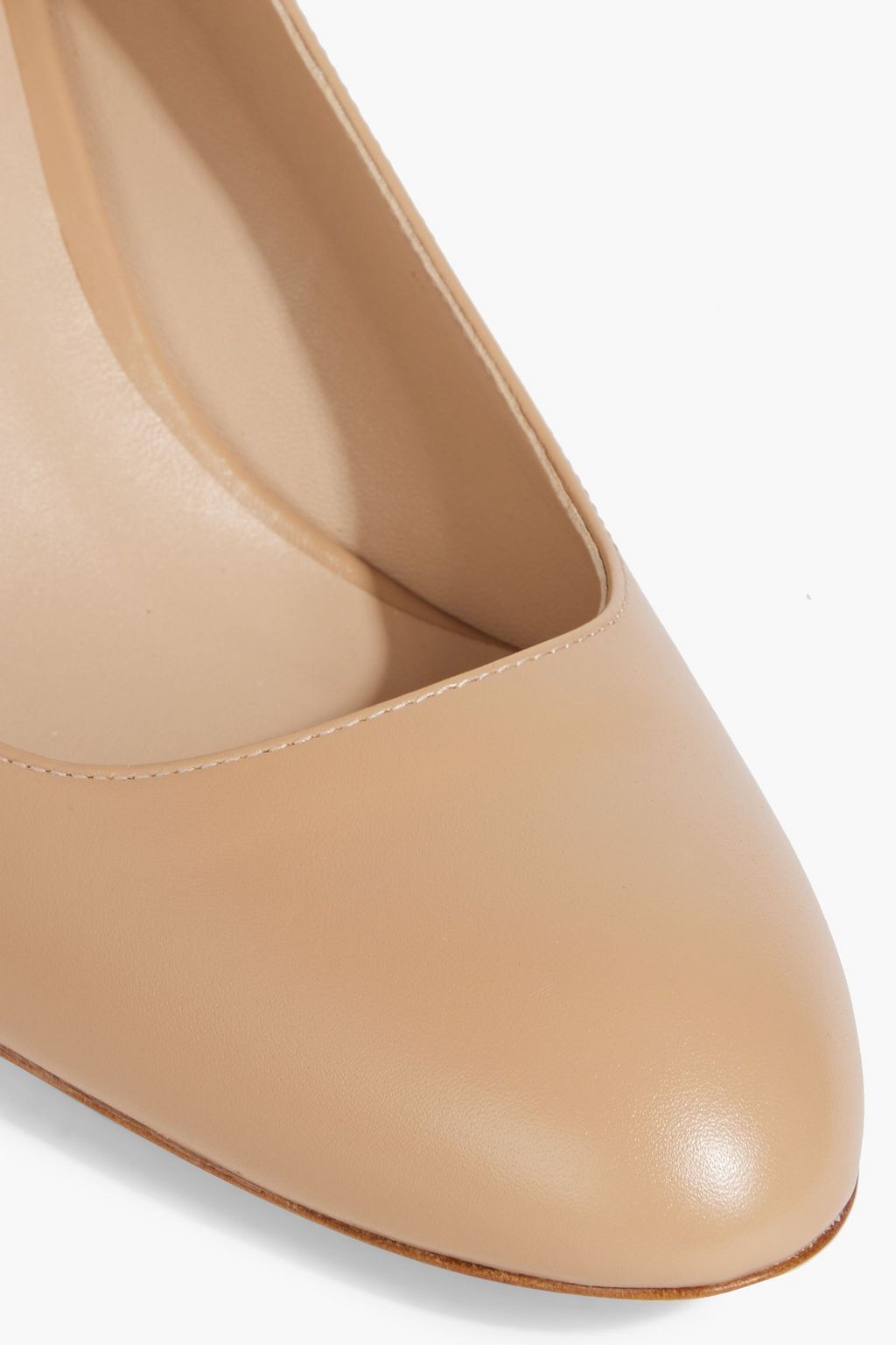STUART WEITZMAN Vida 75 leather pumps