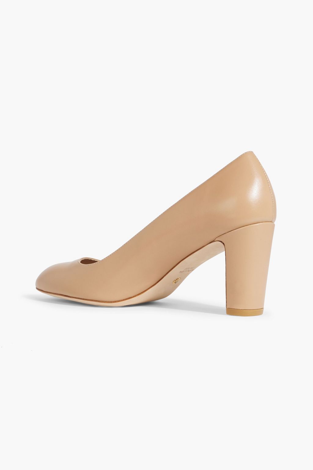 STUART WEITZMAN Vida 75 leather pumps