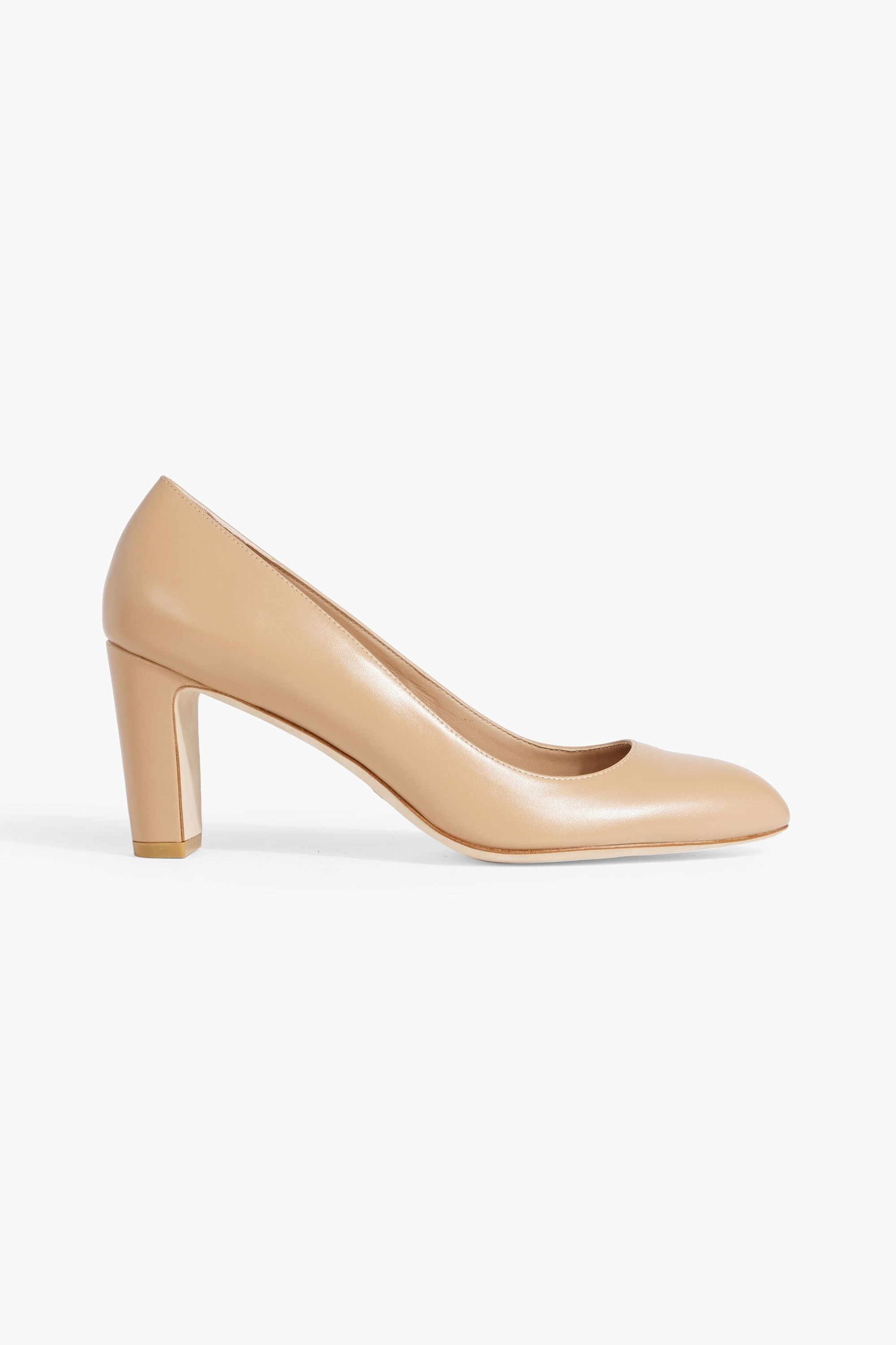 Stuart Weitzman Vida 75 leather pumps