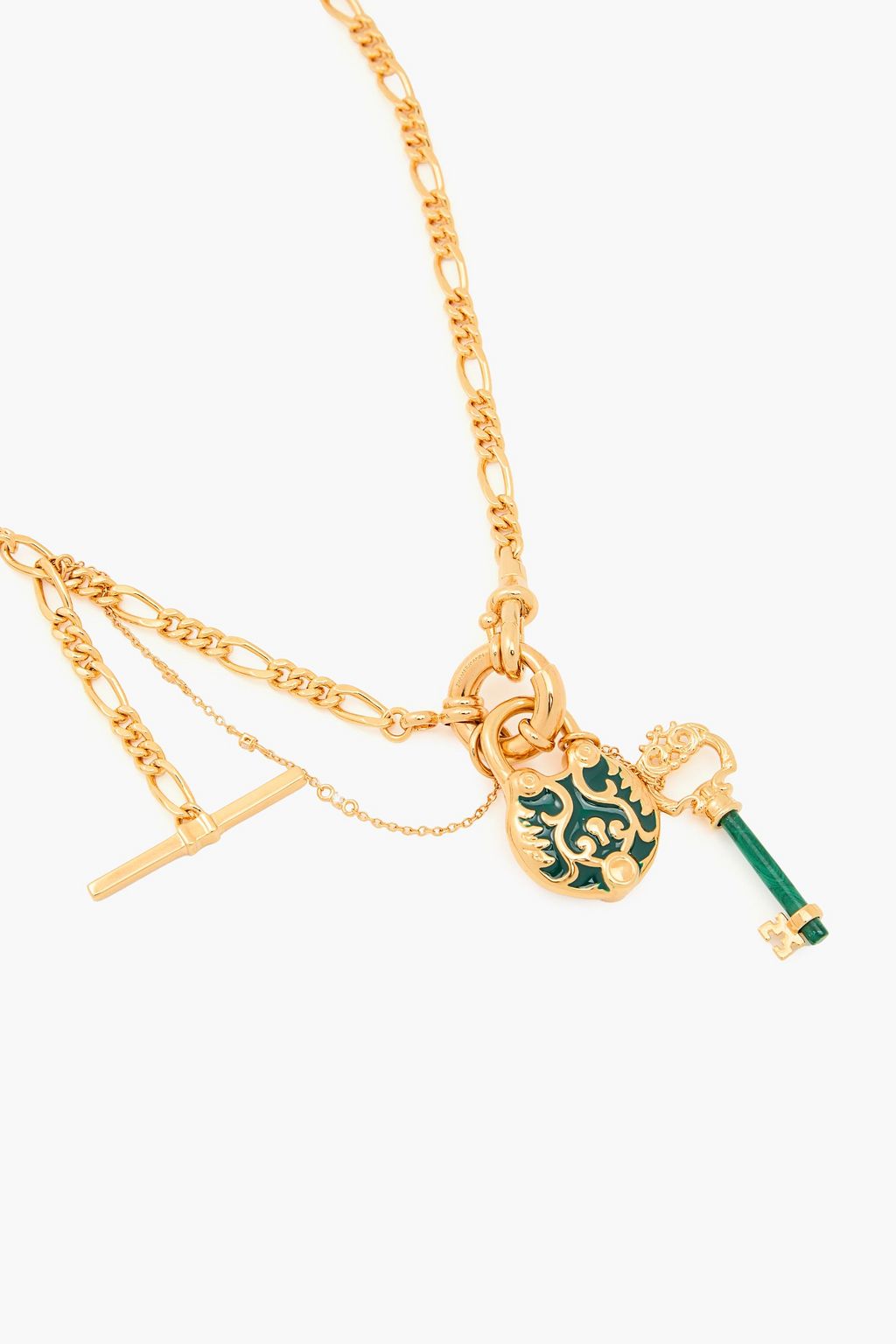 ZIMMERMANN Gold-tone enamel necklace