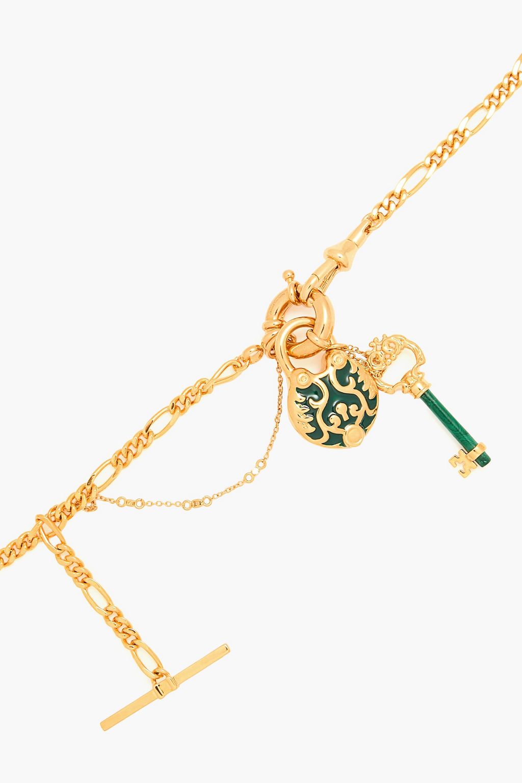 ZIMMERMANN Gold-tone enamel necklace
