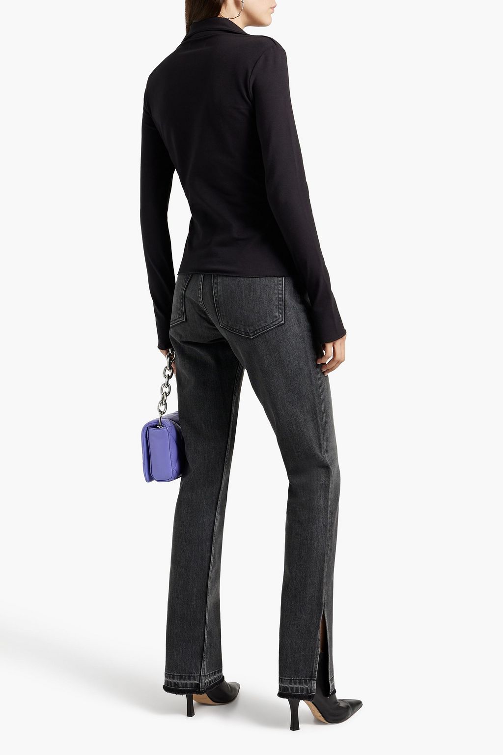 EB DENIM Cotton-blend jersey top